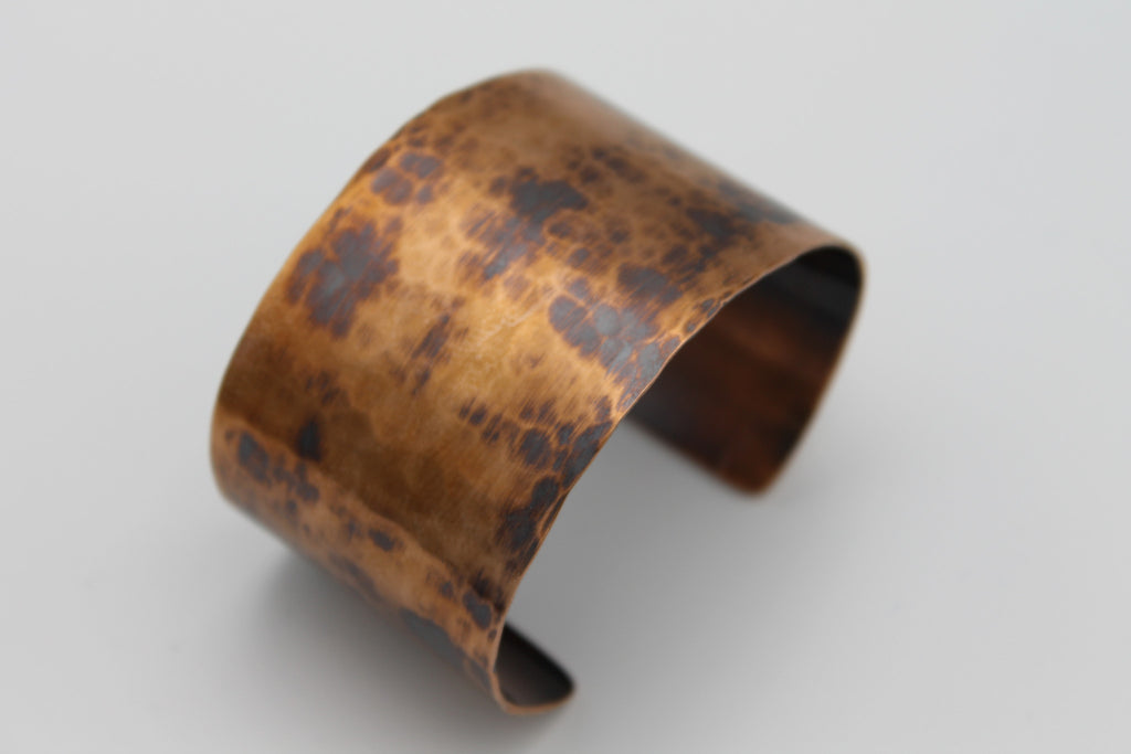 2" Gladiator Copper Cuff - (Oxidized)