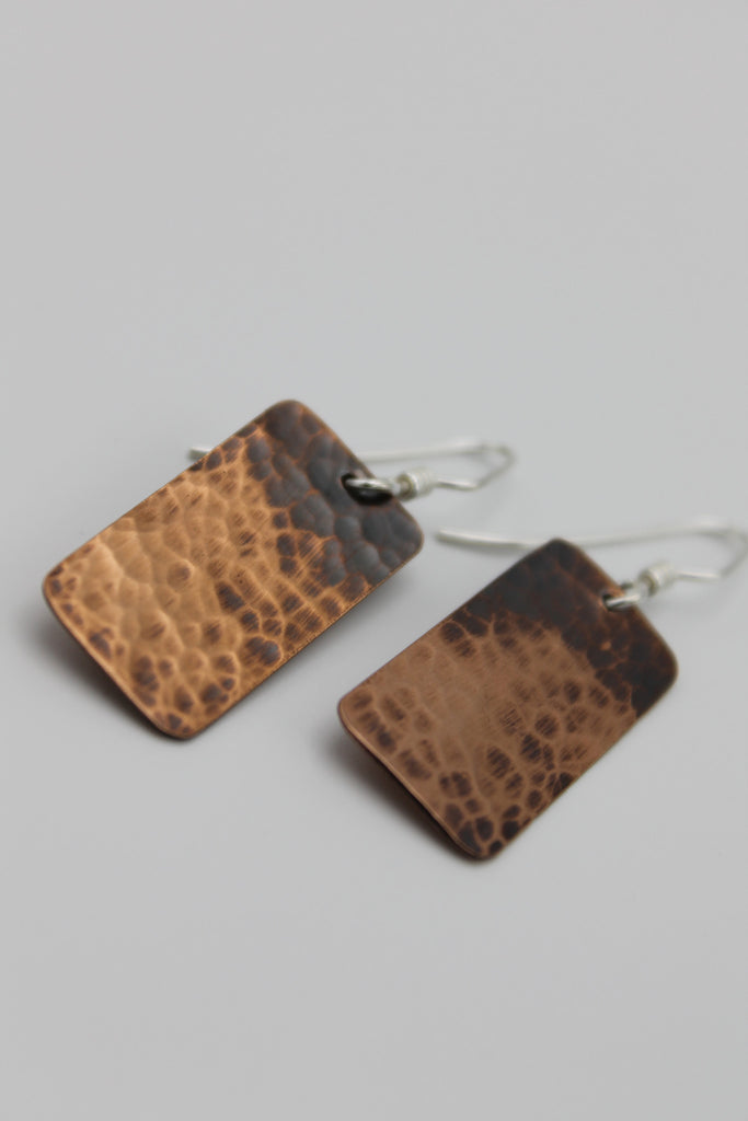 Egyption Queen Copper Earrings (Oxidized)